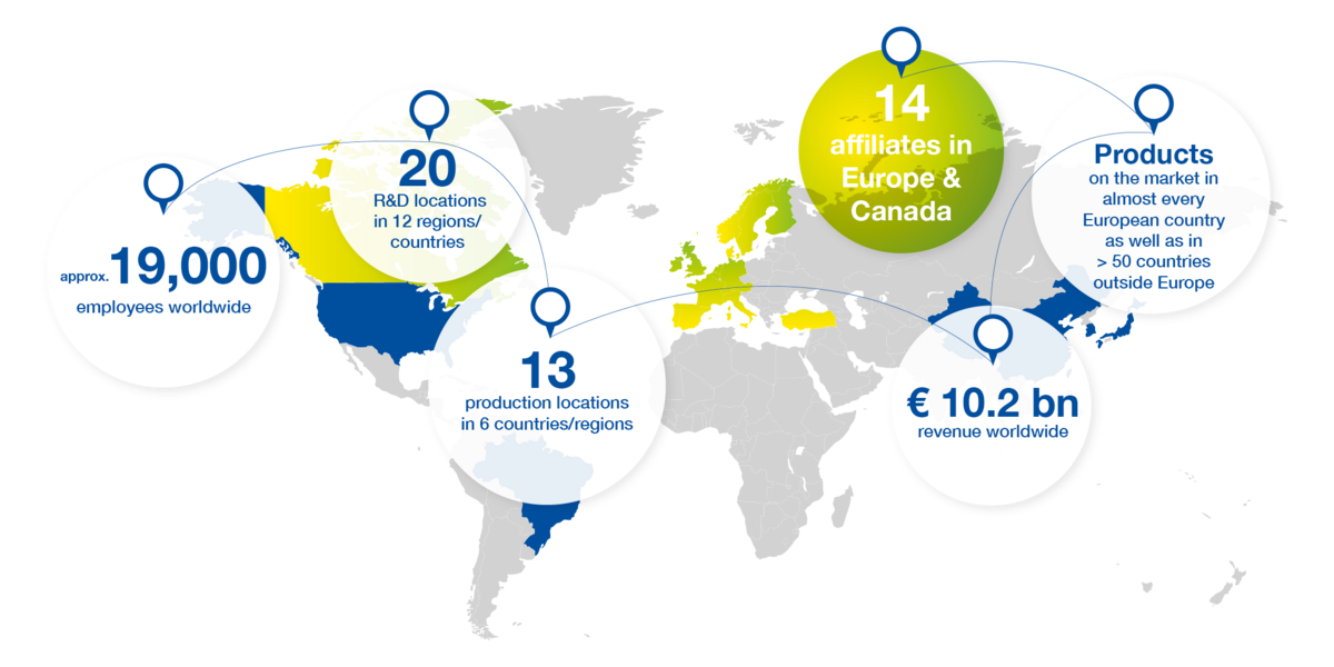 Daiichi Sankyo World Map Daiichi Sankyo World Map